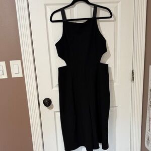 Black Cutout Midi jumpsuit